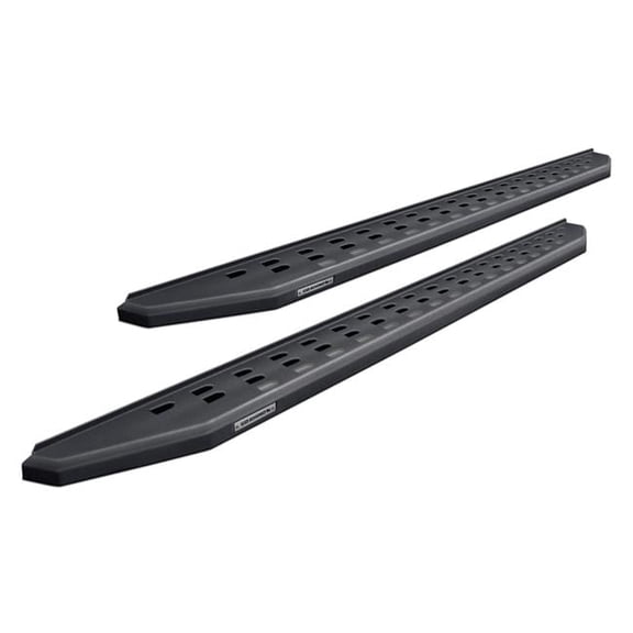 RB20 Running Boards Text Black Running Board for 15-18 F150-17-18 F150 Raptor & F250-F350 Super Crew