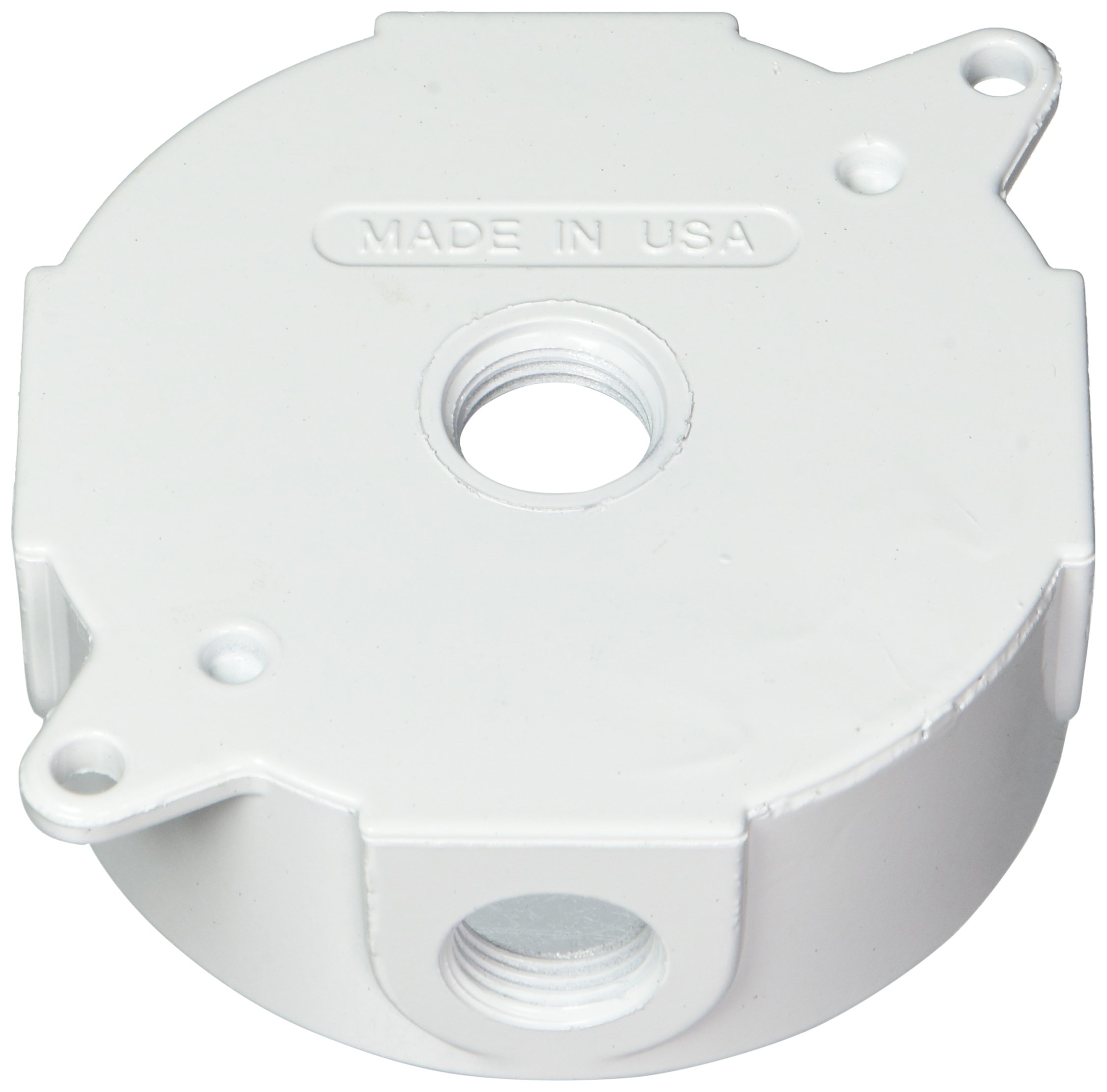 RB25WS Weatherproof Electrical Outlet Box in White