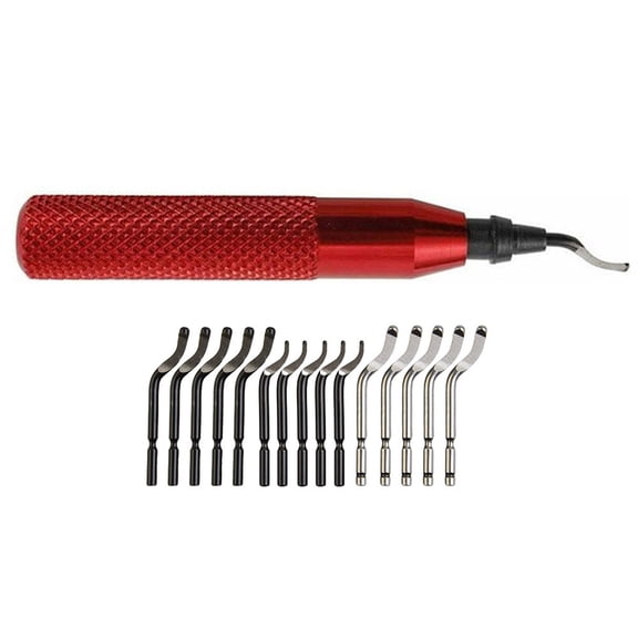RB3000 hand deburring tool with 16 blades for 3D printers,aluminium,metal handle
