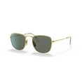 thumbnail image 1 of Ray-Ban FRANK RB 8157 Metal Unisex Square Polarized Sunglasses Legend Gold 51mm Adult, 1 of 5