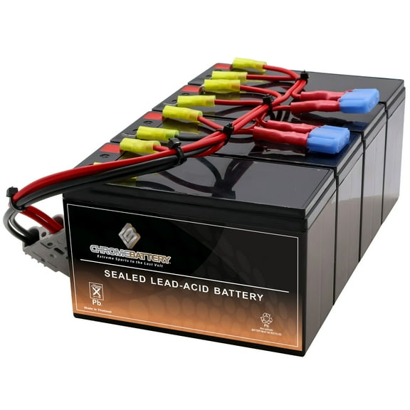 RBC25 UPS Computer Power Backup System Complete Replacement Battery Kit