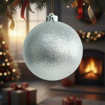 RBCKVXZ 120mm/4.7 Inch Shiny Red Christmas Ball Ornaments, Christmas Hanging Plastic Shatterproof Ball Ornaments for Xmas Trees, Wedding Party, Holiday Decoration