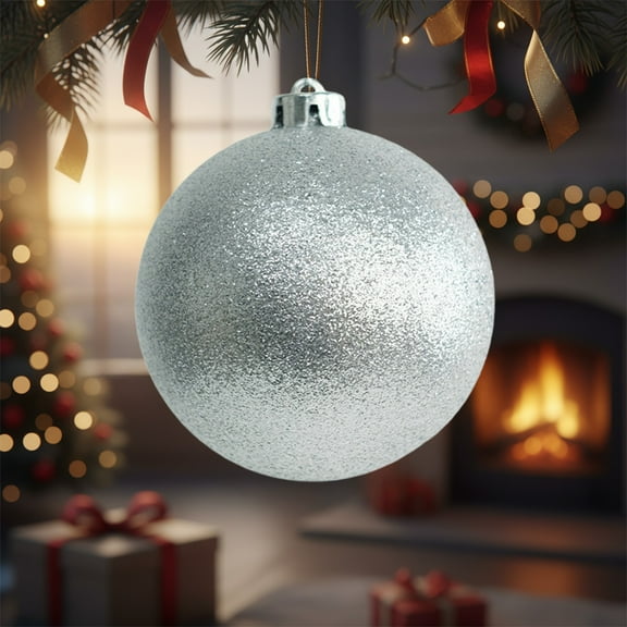 RBCKVXZ 120mm/4.7 Inch Shiny Red Christmas Ball Ornaments, Christmas Hanging Plastic Shatterproof Ball Ornaments for Xmas Trees, Wedding Party, Holiday Decoration