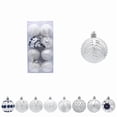 thumbnail image 1 of RBCKVXZ 2.36"/60mm Christmas Ball Ornaments (8 pcs) - Multi-Pattern Painted Christmas Tree Decorations with Hanging Loops Xmas Tree Balls Christmas Gift for Indoor and Outdoor Decor, 1 of 8