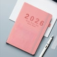 thumbnail image 1 of RBCKVZ Planners 2026-2027, Work Planner for Men, Hourly Planner Notebook for Goal Setting, Appointment Agenda, Hardcover, Start Anytime, Pink, 1 of 6