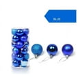 thumbnail image 1 of RBCKVXZ 24Pcs Christmas Tree Balls Ornaments for Xmas Christmas Tree 30mm/1.18" Shatterproof Christmas Decorations Hanging Bulbs for Holiday Wedding Party Christmas Gifts on Clearance, 1 of 6