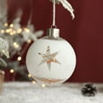 thumbnail image 1 of RBCKVXZ 3.54" Christmas Balls Clear Christmas Tree Fillable Ornaments Water Bottle Bulbs Shape Clear Glass Xmas Ornaments Pendant Ball for Home Decoration Party Decoration, 1 of 6