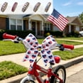 thumbnail image 1 of RBCKVXZ 4th of July USA Patriotic Wired Ribbon, Independence Day Red White Blue Decorative Ribbon, for DIY Crafts, Gift Wrapping, Bow Making, Wreaths & Holiday Party Decor Supplies, 1 of 7