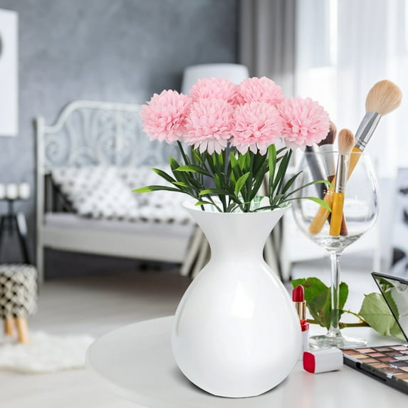 RBCKVXZ 6 Pcs Light Pink Artificial Balls Hydrangea Faux Flowers with Bendables Stems for DIY Wedding Centerpiece Fall Decor Home Arrangements (10"/pc)