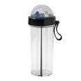 thumbnail image 1 of RBCKVXZ 600ml Clear Plastic Water Bottle,Portable Mug with Carrying Cord, with Silicone Straw & Round Lid, Outdoor Leak-proof Travel Water Bottle for Kids Adults, 1 of 3