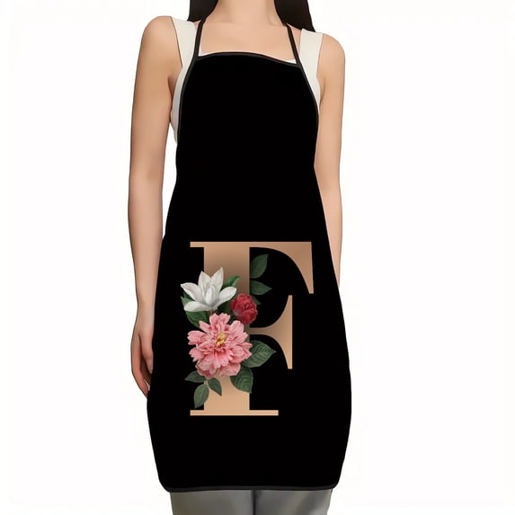 RBCKVXZ Apron Flower Letter Pattern Kitchen Fouling Apron Letter Print Series Apron, Kitchen Gadgets