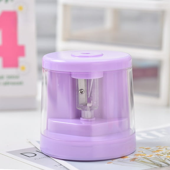 RBCKVXZ Automatic Pencil Sharpener Pencil Sharpener Usb Rechargeable for Office Home Exam Supplies (Purple)