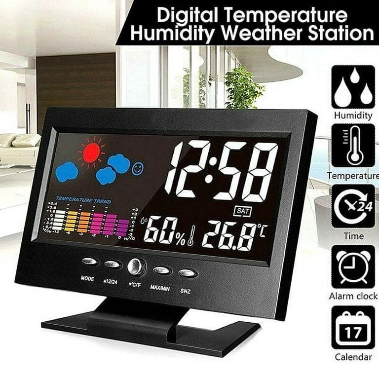 https://i5.walmartimages.com/seo/RBCKVXZ-Black-Digital-LED-Temperature-Humidity-Monitor-Weather-LED-Table-Alarm-Clock-5-7-x3-54-Home-Office-Desk-Alarm-Decor-on-Clearance_31c9ab0f-f982-42ca-9c87-a2654e15b699.a9a9019b8975d901c97ea89c8140418e.jpeg?odnHeight=768&odnWidth=768&odnBg=FFFFFF