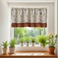 thumbnail image 1 of RBCKVXZ Blackout Valance Curtains for Kitchen Window Short Rod Pocket Curtain Panels for Small Window Bathroom Basement, 24" W x 79" L, 1 of 7