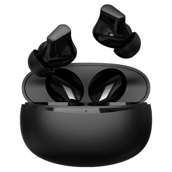 RBCKVXZ Bluetooth 5.2 Wireless Earbuds Low-power Noise Cancellation Binaural Stereo HD Sound Quality for Sports / Office Birthday Gifts, Black