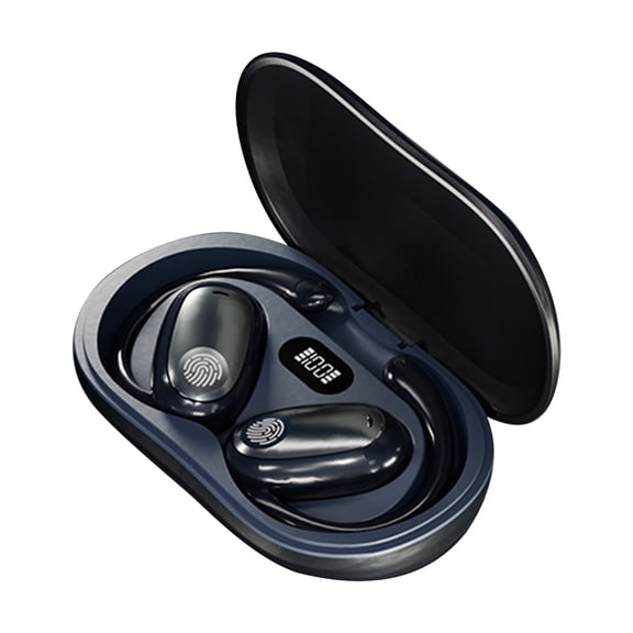 RBCKVXZ Bluetooth 5.49 Wireless Earphones In Ear Non In Ear DT5.0 Directional Sound Transmission Panoramic Sound Effect Ultra Strong Battery Life Bluetooth Earphones, Black