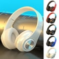 thumbnail image 1 of RBCKVXZ Bluetooth Headphones Subwoofer Bluetooth 5.1 Foldable Lightweight Wireless Over Ear Headset, HiFi Stereo Audio for Travel, Cellphone Laptop PC, 1 of 9