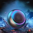 thumbnail image 1 of RBCKVXZ Bluetooth Speakers,Intelligent Voice Full Screen LED Color Lights Wireless Mini Bluetooth Audio Outdoor Portable Car Subwoofer Bluetooth Audio,for Home/Car/Party/Travel, 1 of 1