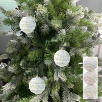 RBCKVXZ Christmas Ball Ornaments Set, Pack of 3 Foam Sphere Macaron Color Christmas Tree Hanging Decorations, 3.15 Inch Shatterproof Christmas Gift