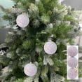thumbnail image 1 of RBCKVXZ Christmas Ball Ornaments Set, Pack of 3 Foam Sphere Macaron Color Christmas Tree Hanging Decorations, 3.15 Inch Shatterproof Christmas Gift, 1 of 6