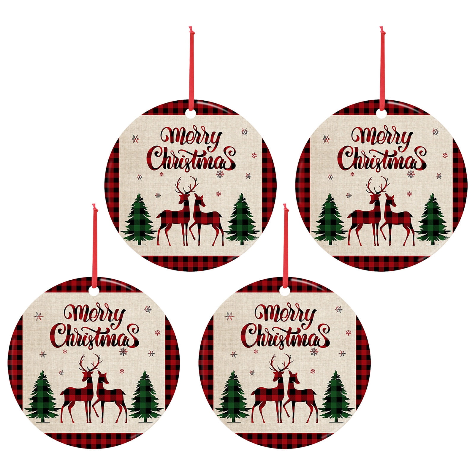 RBCKVXZ Christmas Decorations Under 5.00 Clearance, Personalize Shaped