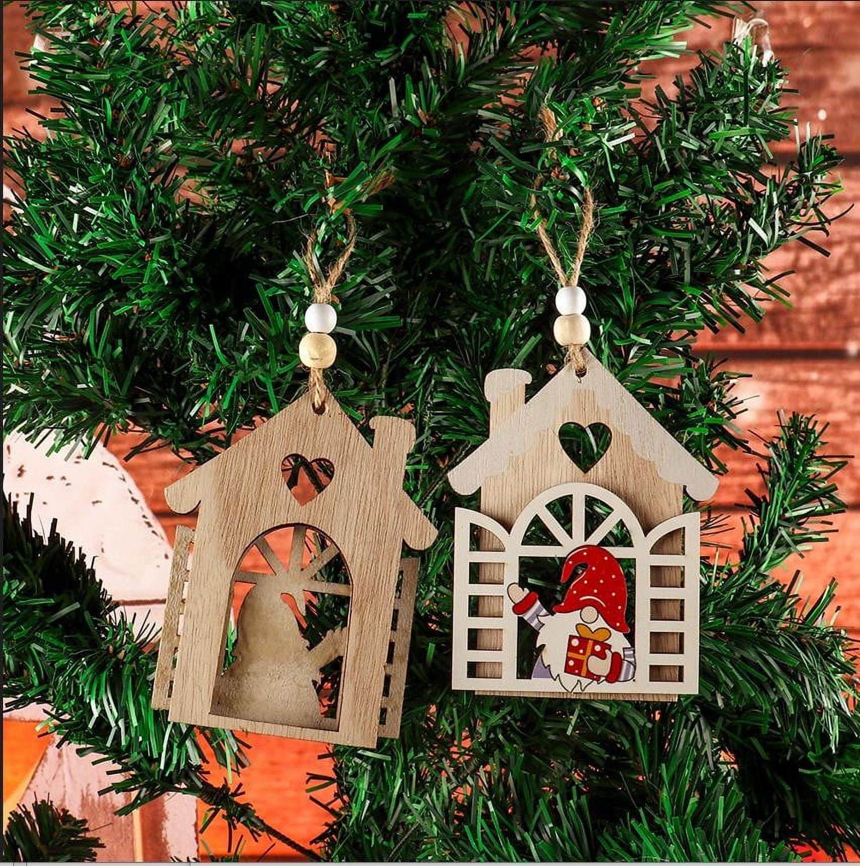 RBCKVXZ Christmas Decorations Under $5.00 Clearance,Wooden
