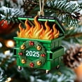 thumbnail image 1 of RBCKVXZ Christmas Dumpster Fire Ornaments, Funny Christmas Ornaments 2025, Its Fine Everything's Fine Ornaments, Christmas Tree Hanging Pandent Christmas Gift for Holiday Party Supplies, 1 of 5