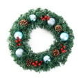 thumbnail image 1 of RBCKVXZ Christmas Wreaths for Front Door 12 Inches Artificial Hanging Balls Garland with Berries & Pines Cones for Outdoor Wall Window Fireplace, 1 of 6