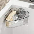 thumbnail image 1 of RBCKVXZ Clear Suction Cup Sink Corner Rack, 1 of 8