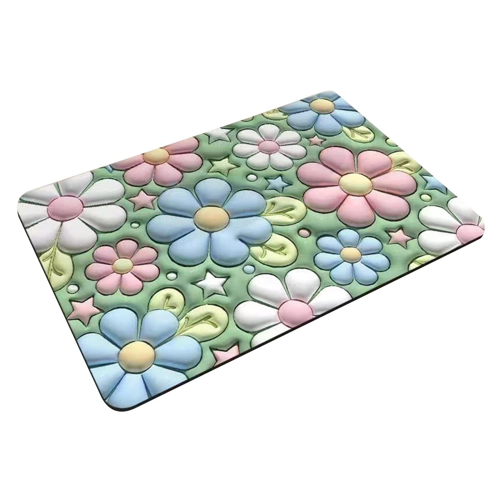 RBCKVXZ Cute Bathroom Rugs, Water Absorption Shower Bath Mats, NonSlip