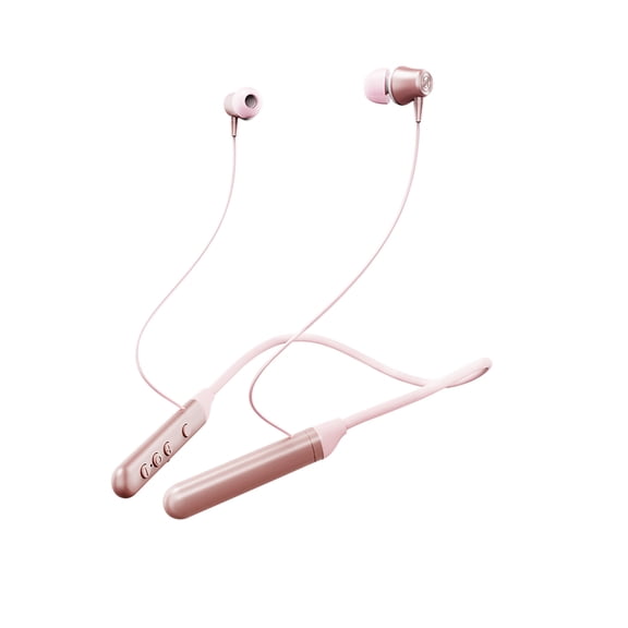 RBCKVXZ In Ear Noise Reduction Magnetic Neck Hanging Style Clear Sound Quality Low Latency Gaming Sports Music Bluetooth Earphones Birthday Gifts, Pink