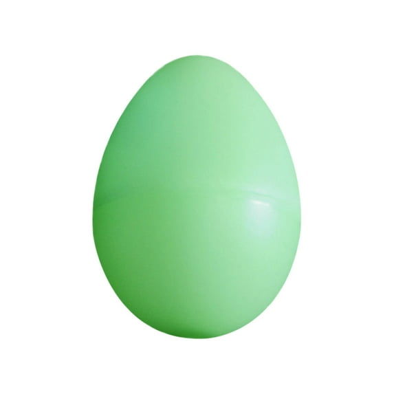 Vixolx 2.3 Inch Mini Glow in The Dark Easter Eggs, Glow Easter Eggs Party Supplies with Fillable Plastic Easter Eggs Bulk for Boys Girls Party Favors, Easter Eggs Hunt Decorations, 1PC, Green
