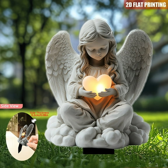 RBCKVXZ Eternal Light Garden Pile 2D Waterproof Courtyard Decoration Floor Insertion