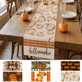 thumbnail image 1 of RBCKVXZ Fall Pumpkin Table Runner Linen Thanksgiving Long Table Decor, Harvest Prints for Dining Table, Dresser, Buffet, Farmhouse Home Decor, 1 of 7