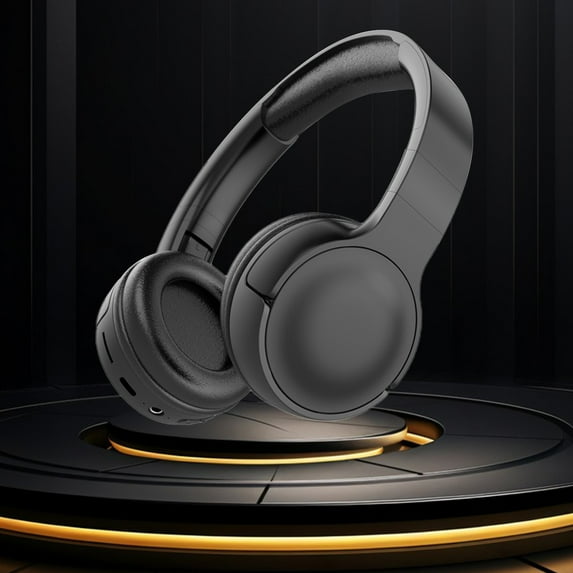 RBCKVXZ Gaming Headset Bluetooth Wireless Earphones Bluetooth 5.0 Long Range HiFi Sound Quality Gaming Listening to Music Sports Earphones Birthday Gifts, Black