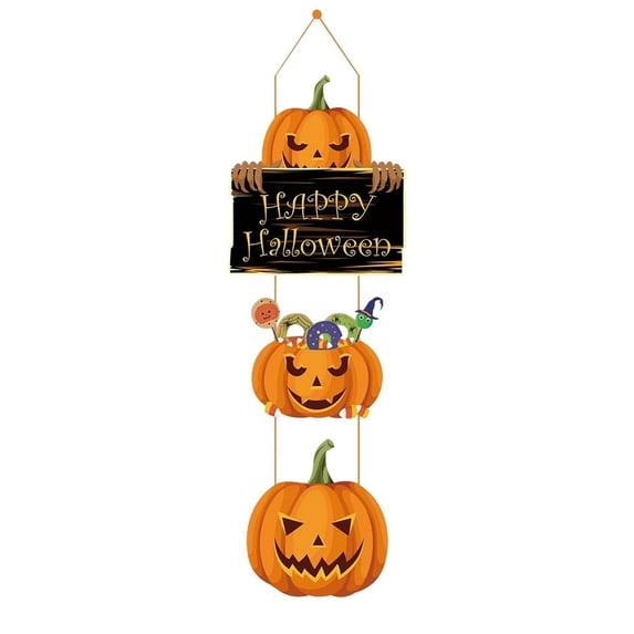 RBCKVXZ Halloween Decorations Indoor Outdoor, Halloween Hanging Decorations, Pumpkins, Ghost Decorations Interior And Exterior Patio Decorations, Fall Decorations for Home