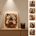 thumbnail image 1 of RBCKVXZ Halloween Ghost Pearl Art DIY Kit, Ghost Painting Craft Kit with Crystal Pearl Beads, Cute Pumpkin Lantern Art for Halloween Home Wall Decor, Fall DIY Gift, 1 of 8