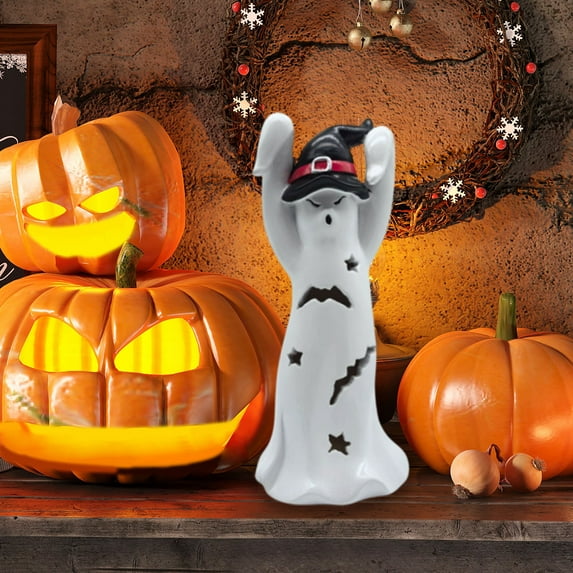RBCKVXZ Halloween Ghost and Pumpkin Miniature Decorations for Party Table, 8.46 Inch, Multicolor