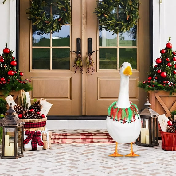 RBCKVXZ Halloween Goose Outfit Witch Lawn Porch Goose Clothes Fall Halloween Goose Costume for 23" Geese Outdoor Patio Yard Lawn Decoration