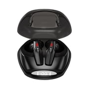 RBCKVXZ Intelligent Digital Display Bluetooth Headset 5.0 Wireless Headphone with Microphone 9D Stereo Gaming Sport Earbuds Headsets Birthday Gifts, Black