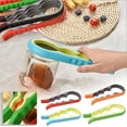 thumbnail image 1 of RBCKVXZ Jar Bottle Opener for Weak Hands, 4 in 1 Multi-Function Non-Slip Can Lid Opener Tool Multi-Function Colorful Can Opener Tool Get Lids Off Easily, Blue, 1 of 6