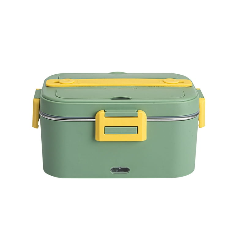 Rbckvxz Kitchen Essentials on Clearance,1.8L Electric Lunch Box Dual Voltage Heating Lunch Box Portable304 Inner Tank Insulation Free Water Filling