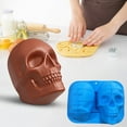 thumbnail image 1 of RBCKVXZ Large Silicone Skull Cake Pan Haunted Baking Cake for Halloween and Birthday Party (Blue), 1 of 9