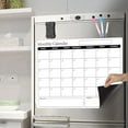 thumbnail image 1 of RBCKVXZ Magnetic Dry Erasable Calendar for Fridge - Reusable Monthly/Weekly Planner | Complete Set with 3 Markers & Eraser, Kitchen Refrigerator Board for Home Office Organization, 1 of 6