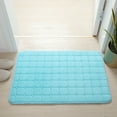 thumbnail image 1 of RBCKVXZ Memory Foam Bathroom Rugs, Super Water Absorbent, Non-slip, Thick, Washable, Dries Quickly Bath Mat (20x32,Light Blue), 1 of 6