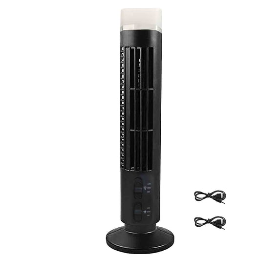 RBCKVXZ Mini Bladeless Tower Fan, 4x15 Inch USB Desktop Cooling Fan Quiet for Home Office Kitchen