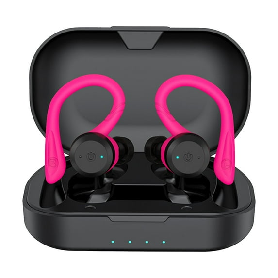 RBCKVXZ Noise-reducing Bluetooth Headset Wireless In-ear High Power Sports Bluetooth Headset Mini Headset Birthday Gifts on Clearance, Red