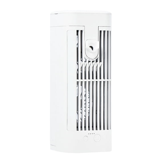 RBCKVXZ Personal Air Conditioner, 3-in-1 Cooling Fan with Humidifier Mist and Soft-Glow Night Light, Small Portable Indoor Evaporative Cooler for Home Desk Long battery life (1200mAh)