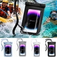 thumbnail image 1 of RBCKVXZ【Phone Waterproof Pouch】 TPU Touchscreen-Compatible Dry Bag with Lanyard, IPX8 Waterproof Case for Swimming, Drifting, Beach, Kayak, 1 of 6