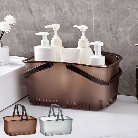 RBCKVXZ Portable Shower Caddy, Caddy Organizer with Handle, Plastic Shower Basket Hold Soap, Shampoo, Cleaning Supplies Organizer for Home, Dorm, Shelf and Cabinet